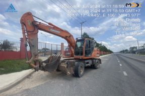 MÁY ĐÀO DOOSAN DX140W- 2015