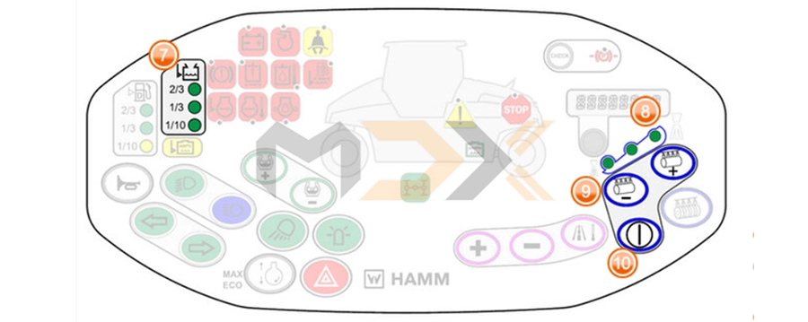 9 ưu điểm của xe lu lốp Hamm HP