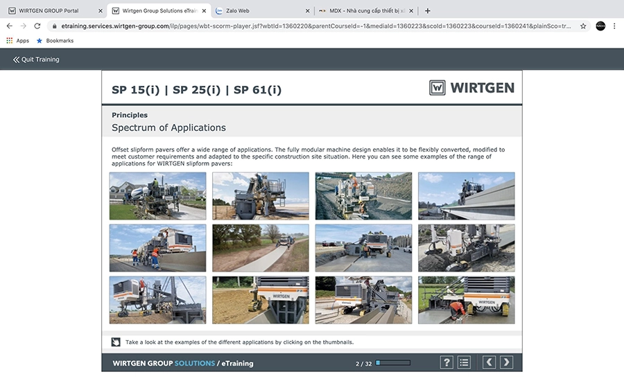 kiến thức về máy trải bê tông xi măng wirtgen