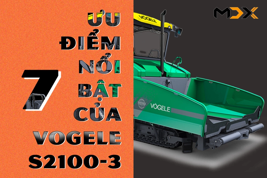 THE 7 HIGHLIGHTS OF VOGELE S2100-3 PAVER