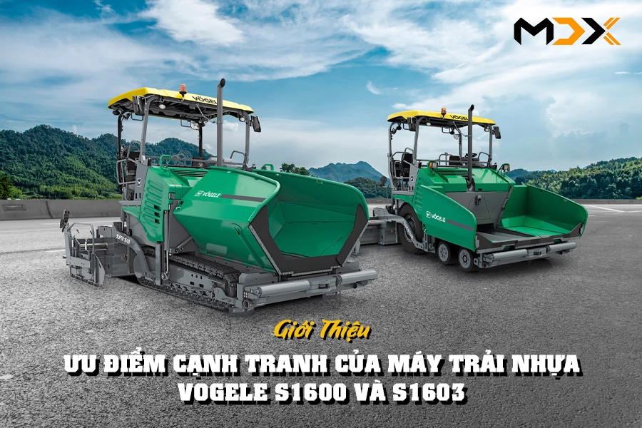 THE HIGHLIGHTS OF VOGELE SUPER 1600 TRACKED PAVER AND SUPER 1603 WHEELED PAVER