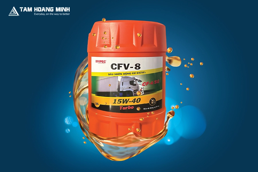 CFV-8 SAE 15W-40 - Dầu nhờn động cơ xăng và diesel cao cấp