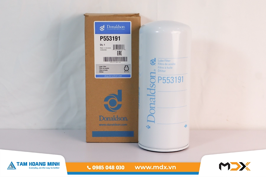 P553191 - Lọc dầu động cơ toàn phần dạng vặn Donaldson