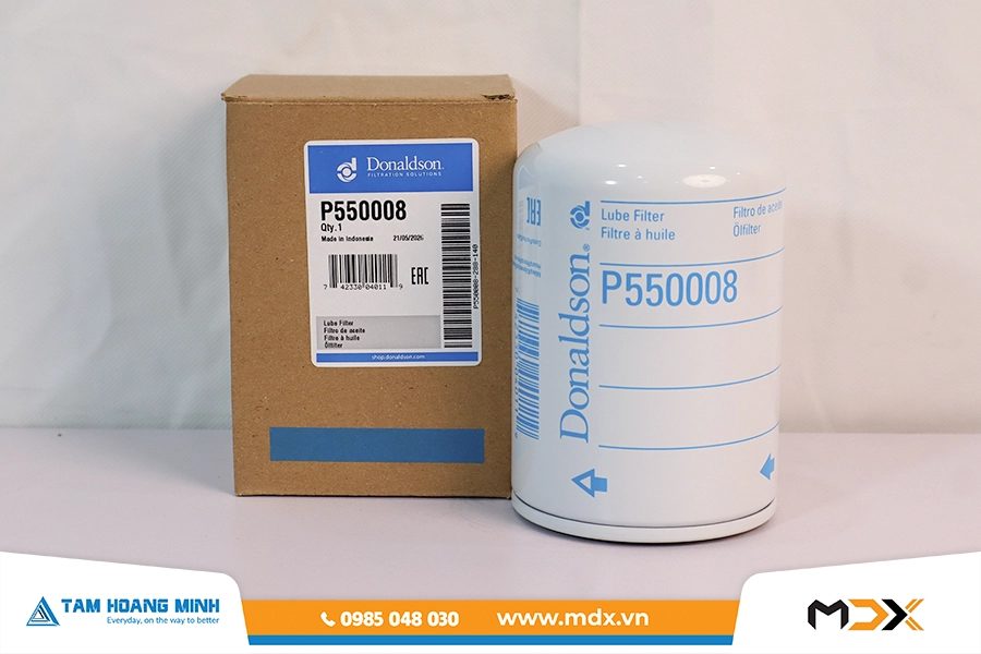P550008 - Lọc nhớt động cơ dạng vặn Donaldson