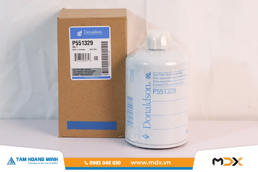 P551329 - Lọc nhiên liệu tách nước Donaldson dạng vặn TWIST&DRAIN