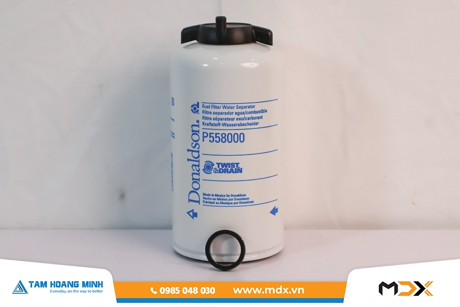 P558000 - Lọc nhiên liệu tách nước Donaldson dạng vặn TWIST&DRAIN