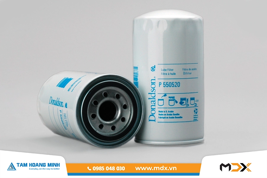 P550520 - Lọc dầu động cơ toàn phần dạng vặn Donaldson