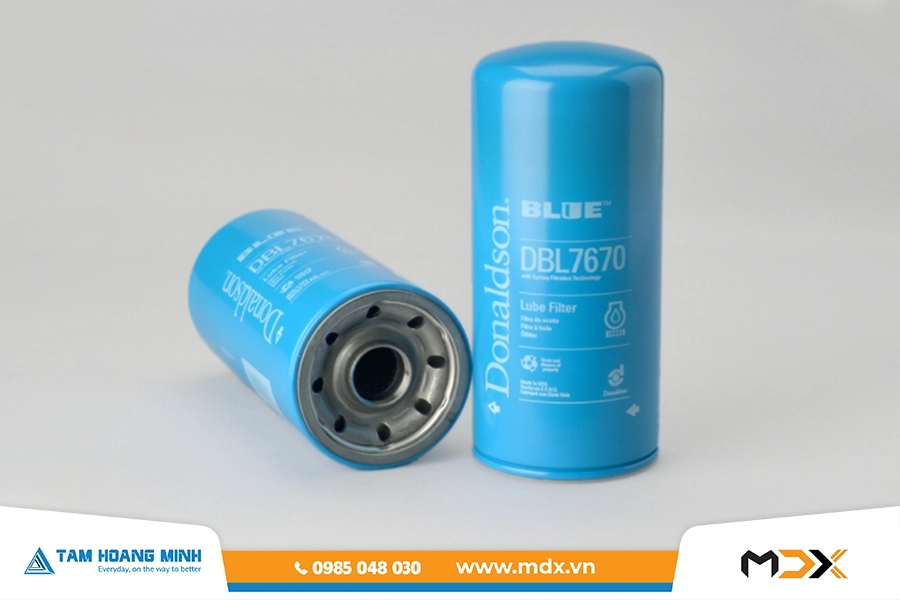 DBL7670 - Lọc nhớt động cơ dạng vặn Donaldson Blue
