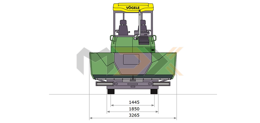 Máy trải nhựa Vogele S1303-3