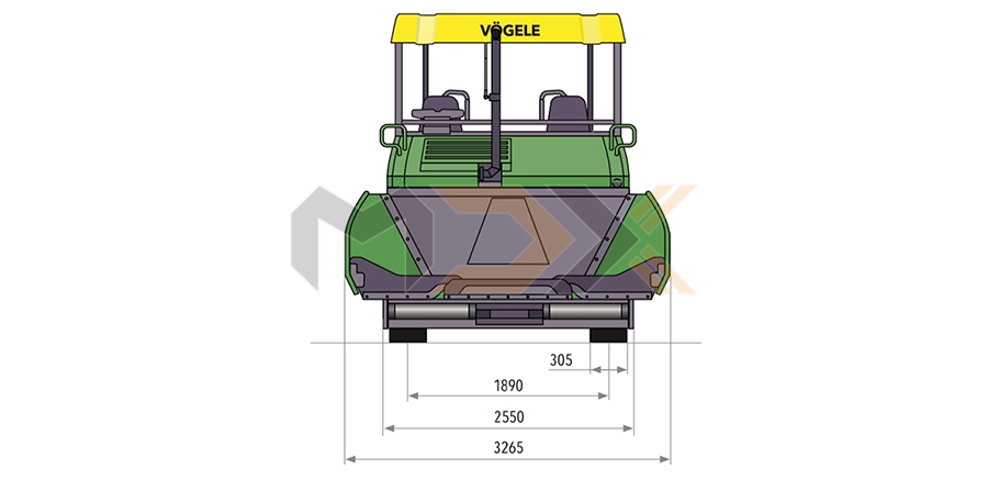 máy trải Vogele S1600