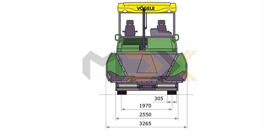 máy trải nhựa Voegele S1900-3