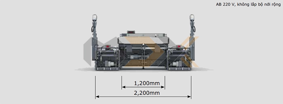 máy trải nhựa Vogele S700