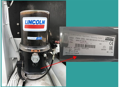 Hệ thống bơm mỡ tự động hiệu LINCOLN - Đức