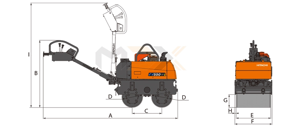 xe lu rung dắt tay zv550wl và zv650w