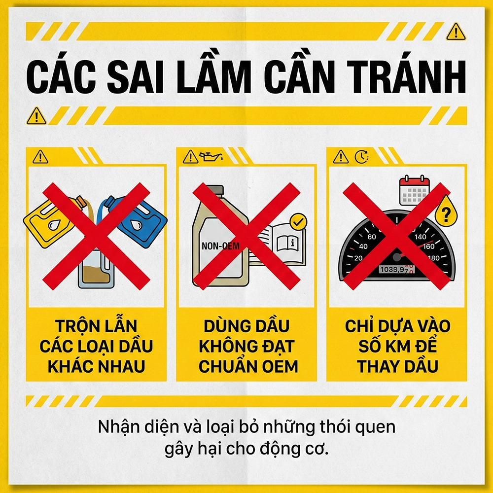 cẩm nang nhớt động cơ