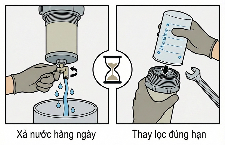 c&ocirc;ng nghệ lọc t&aacute;ch nước diesel