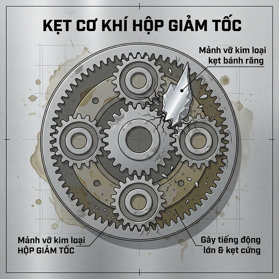 xe x&uacute;c l&ecirc;n dốc yếu