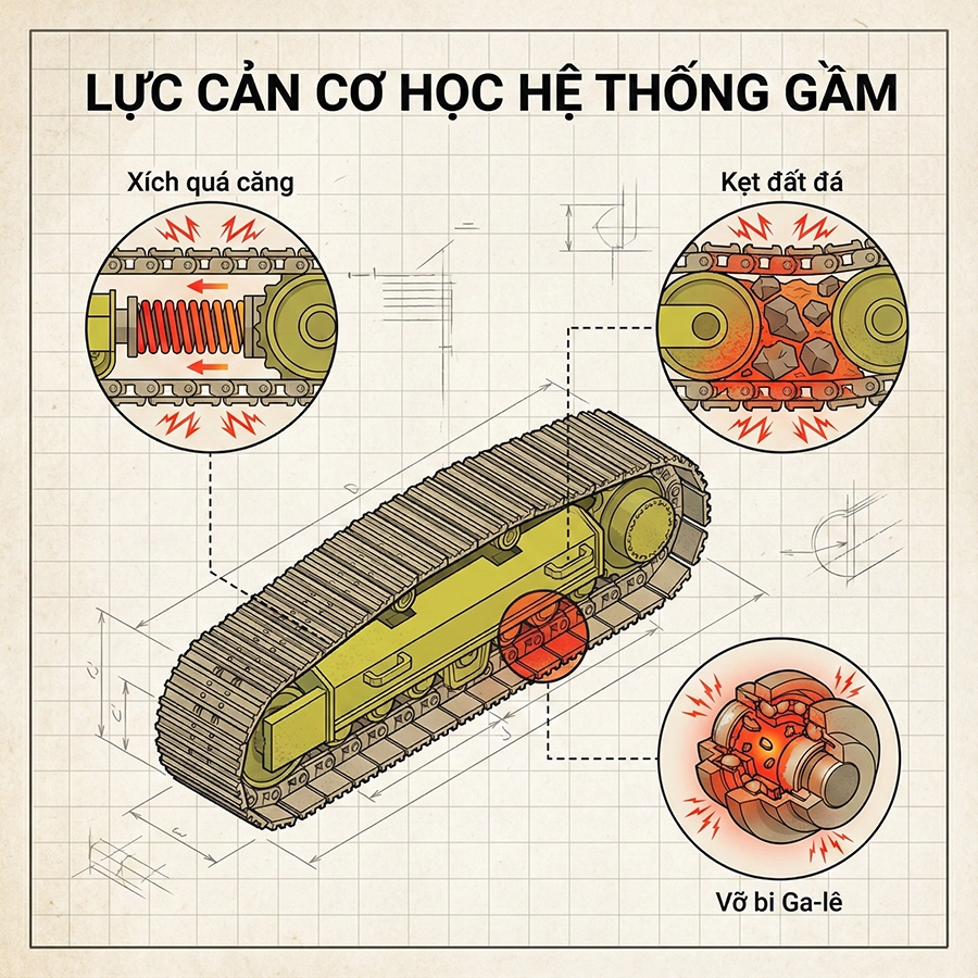 xe x&uacute;c l&ecirc;n dốc yếu