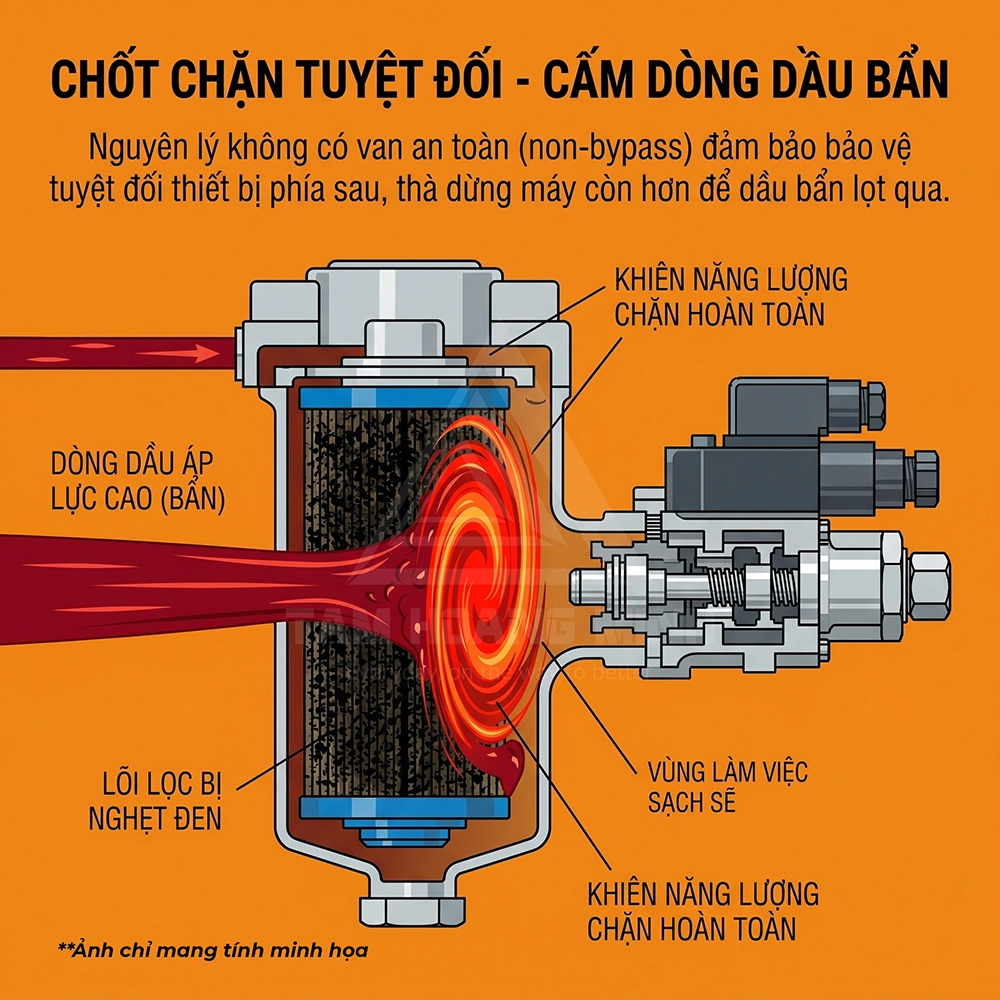 giải mã công nghệ lọc thủy lực trên máy cơ giơi