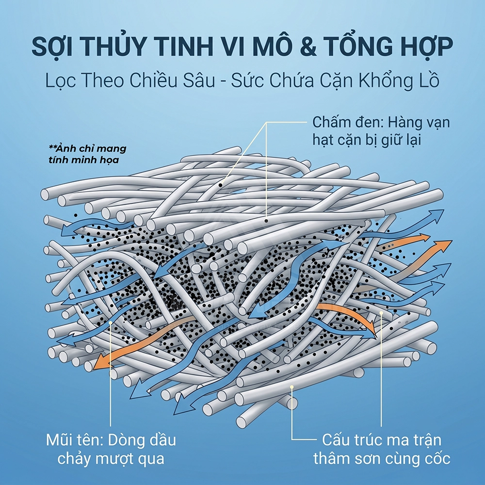 giải mã công nghệ lọc thủy lực trên máy cơ giơi