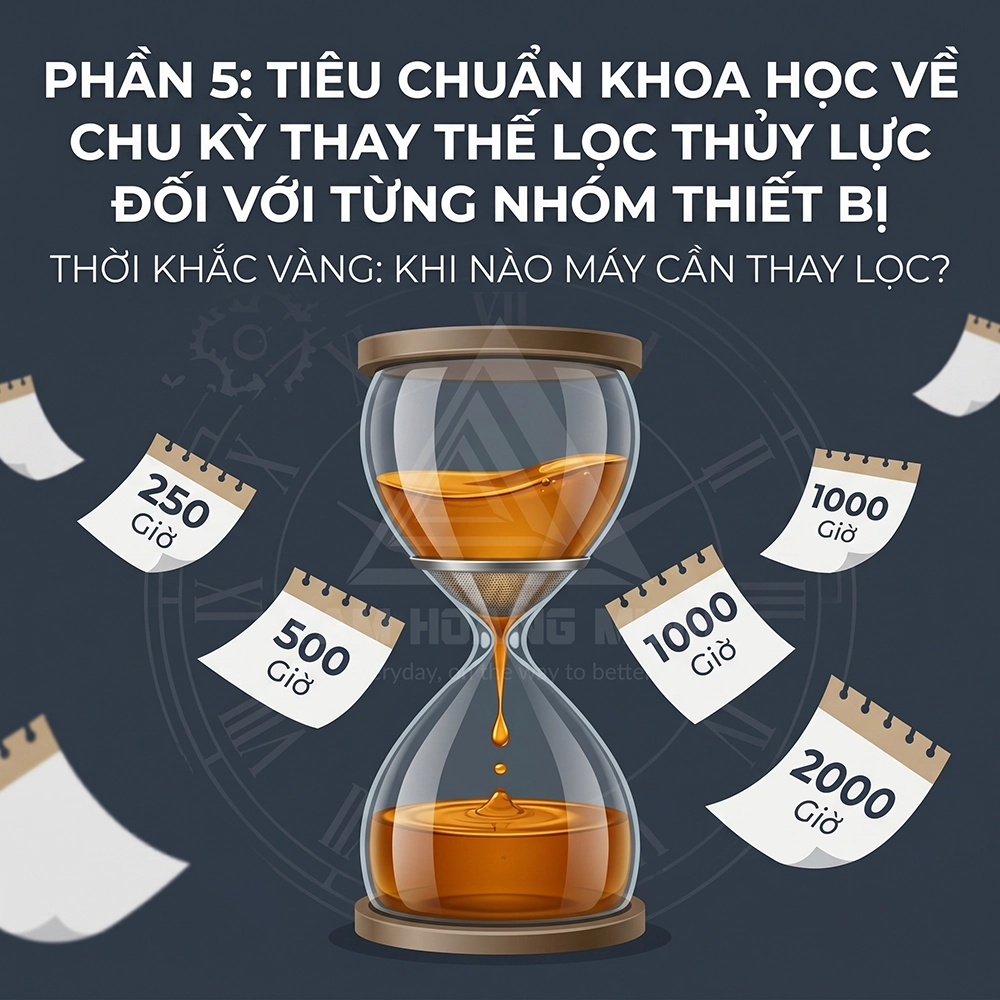 giải mã công nghệ lọc thủy lực trên máy cơ giơi