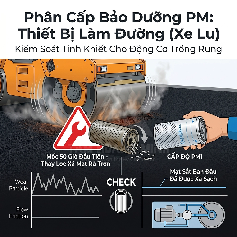 giải mã công nghệ lọc thủy lực trên máy cơ giơi