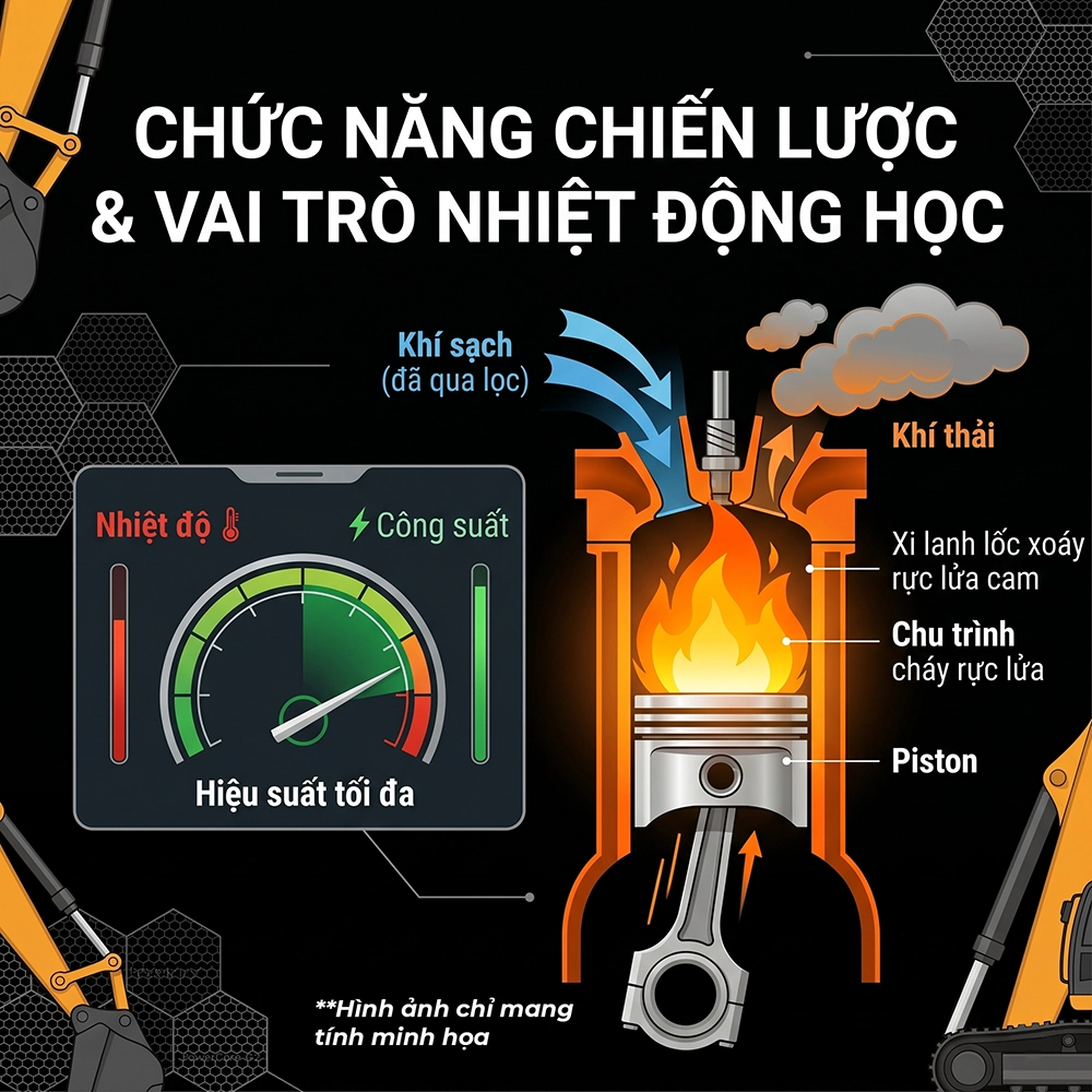 lọc gi&oacute; động cơ m&aacute;y cơ giới