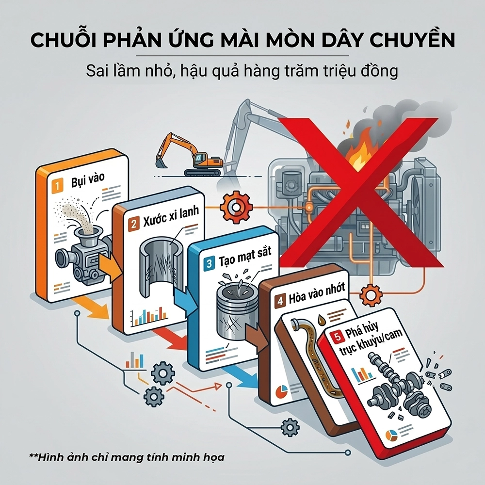lọc gi&oacute; động cơ m&aacute;y cơ giới