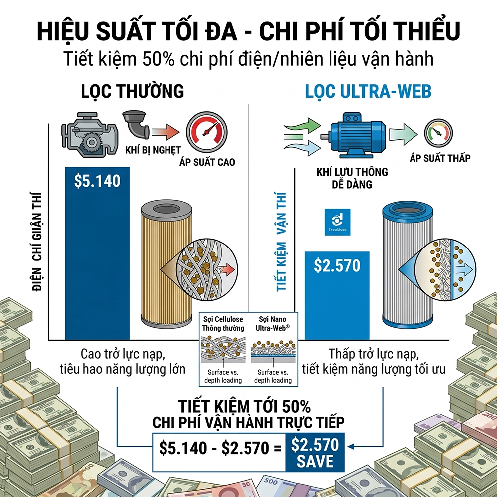 lọc gi&oacute; động cơ m&aacute;y cơ giới