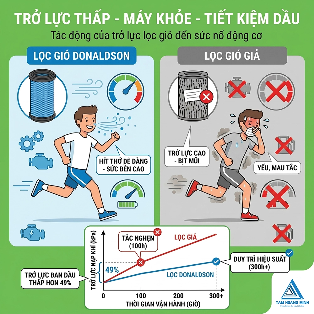 lọc gi&oacute; động cơ m&aacute;y cơ giới