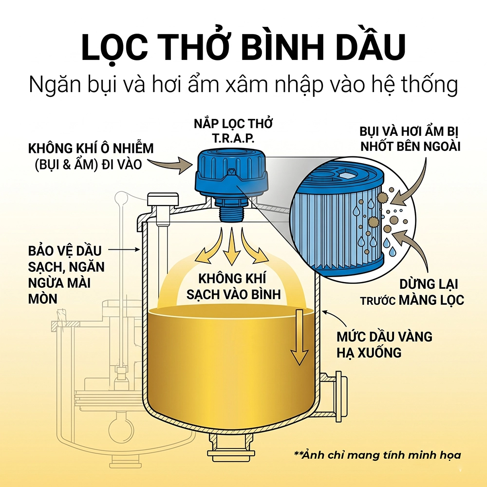 lọc gi&oacute; động cơ m&aacute;y cơ giới