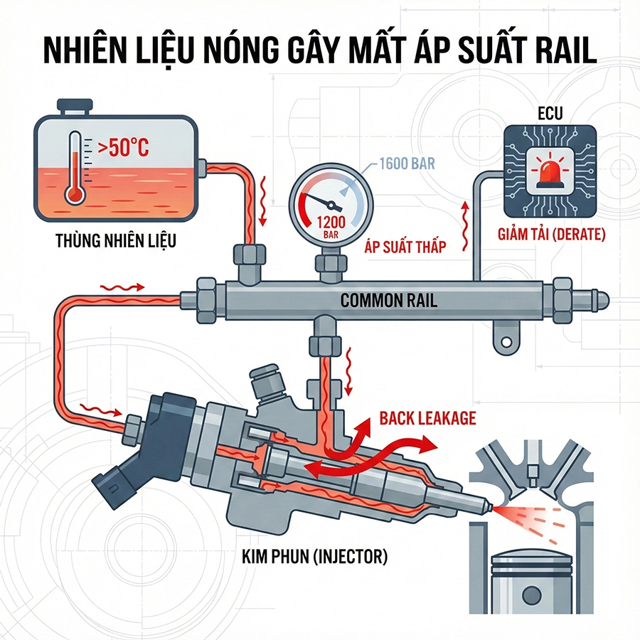 hiện tượng lịm tải tr&ecirc;n m&aacute;y x&uacute;c