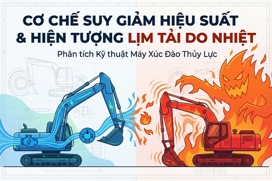 hiện tượng lịm tải tr&ecirc;n m&aacute;y x&uacute;c