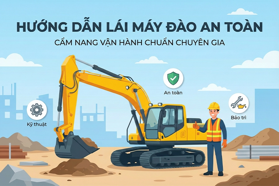 LÀM THỂ NÀO ĐỂ LÁI MÁY ĐÀO AN TOÀN