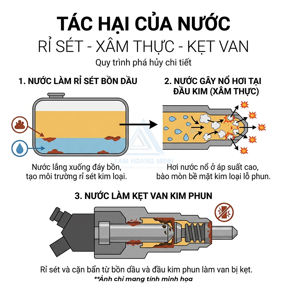 lọc nhi&ecirc;n liệu t&aacute;ch nước Donaldson