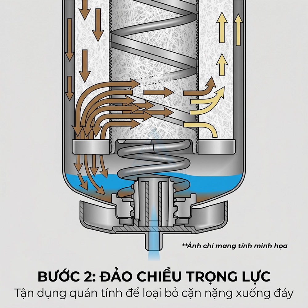 lọc nhi&ecirc;n liệu t&aacute;ch nước Donaldson