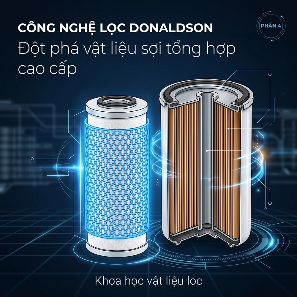 lọc nhi&ecirc;n liệu t&aacute;ch nước Donaldson