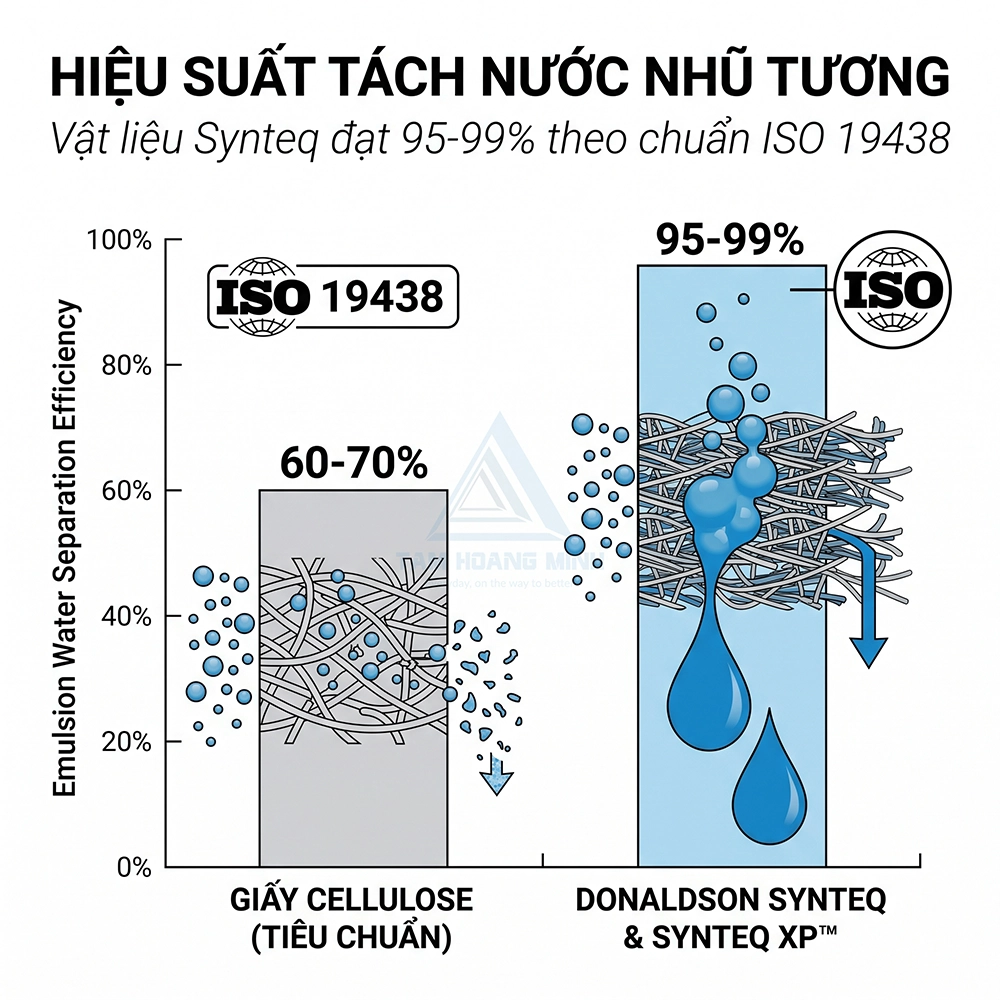 lọc nhi&ecirc;n liệu t&aacute;ch nước Donaldson