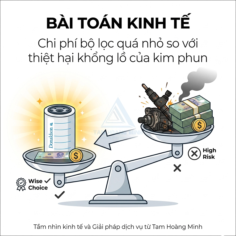 lọc nhi&ecirc;n liệu t&aacute;ch nước Donaldson
