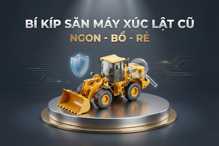 mua máy xúc lật cũ