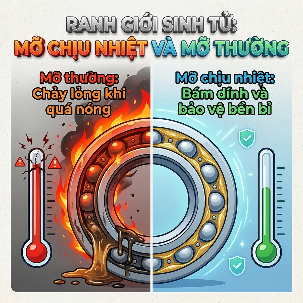 mỡ bôi trơn cho máy xúc