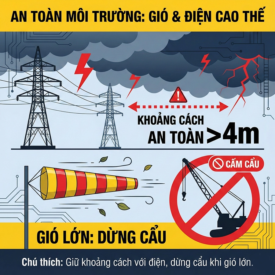 vận h&agrave;nh cẩu an to&agrave;n