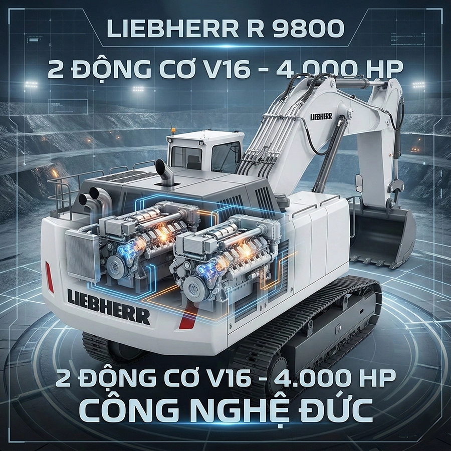 máy xúc thuỷ lực lớn nhất
