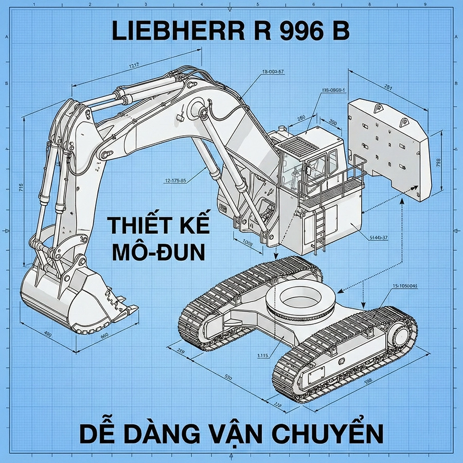 máy xúc thuỷ lực lớn nhất