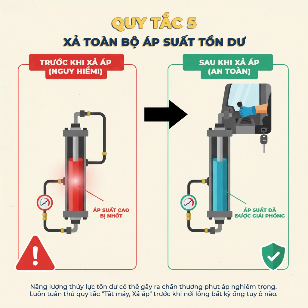 10 quy tắc an toàn khi sửa chữa xe lu tại công trường