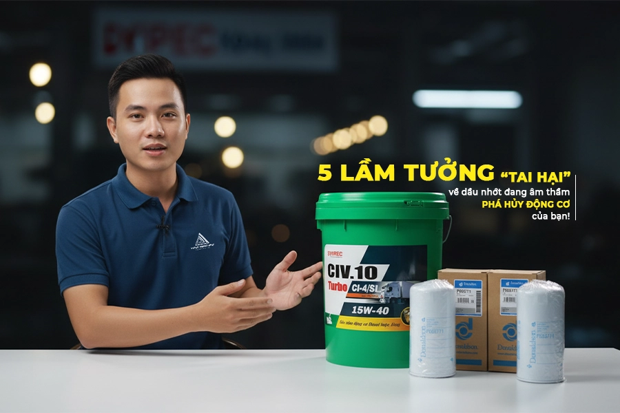 sử dụng sai nhớt động cơ
