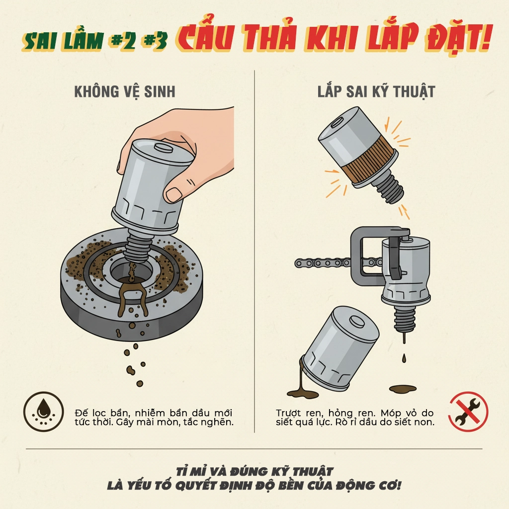 tự thay lọc ở nhà