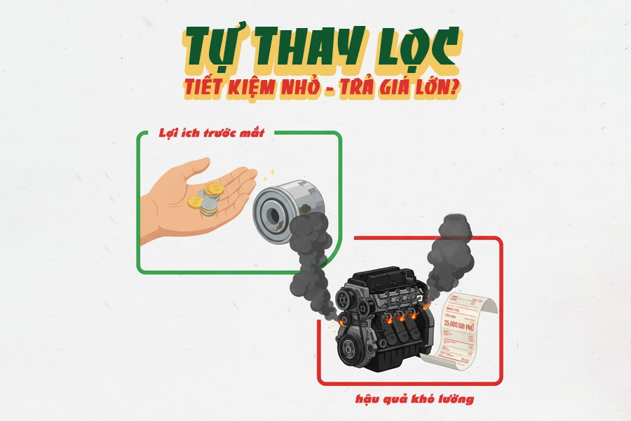tự thay lọc ở nhà