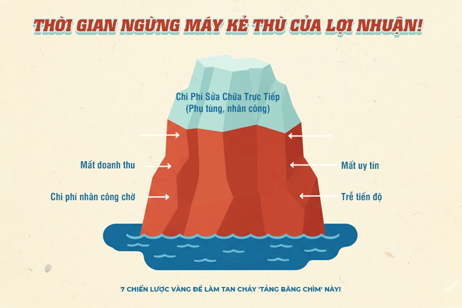giảm thời gian dừng máy
