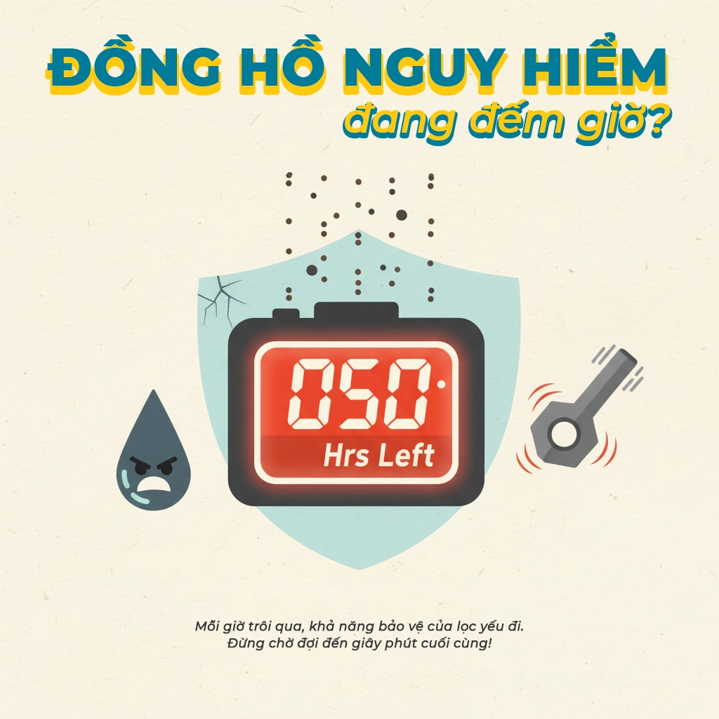 khi nào nên thay lọc nhớt, lọc nhiên liệu